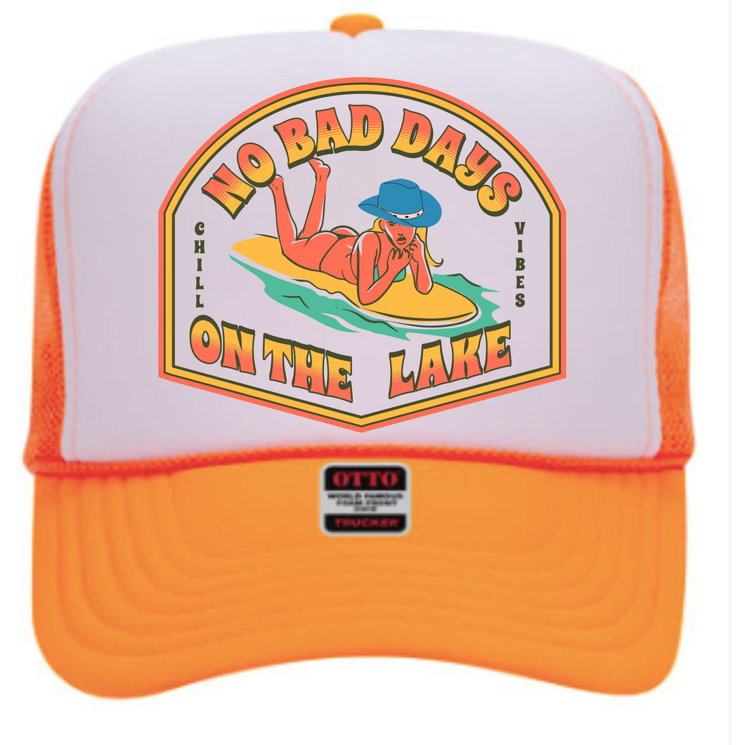 No Bad Days On The Lake Trucker Hat